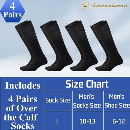 Yomandamor Men's Diabetic Over The Calf – Item Dimensions: 8.27 x 4.33 x 1.77 inches (pack) – Image 11