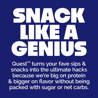 Quest Nutrition Blueberry Muffin Protein Bars, 20g Protein, 2g Sugar, 5g Net Carb, High Fiber, Gluten Free, Keto Friendly, 12 Count