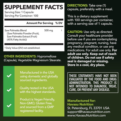 Saw Palmetto for Men Prostate Health – DHT Blocker: Saw palmetto may help inhibit the conversion of testosterone – Image 3