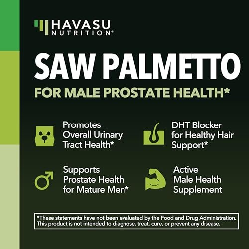 Saw Palmetto for Men Prostate Health – Serving Size: 1 capsule – Image 6