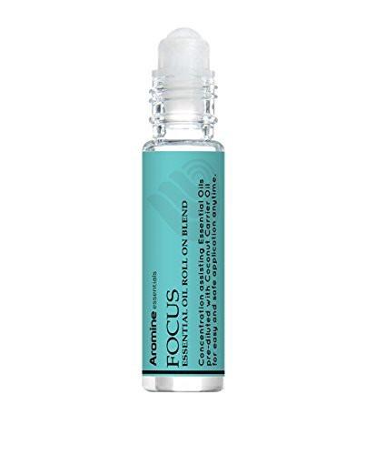Focus Essential Oil Roll On, Pre-Diluted 10ml (1/3 fl oz), Great Studying Essentials - görsel 5