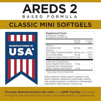 VITEYES® AREDS 2 Softgels, 120 Count - – Single Daily Dose: One softgel per day provides your daily intake, – Image 2