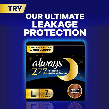 Always Maxi Overnight Pads with Wings for Women, Size 4, Overnight Absorbency, Unscented, 84 Count (3 Packs of 28)