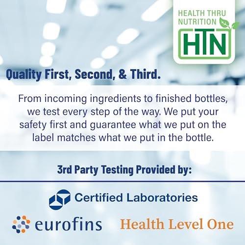 Health Thru Nutrition Black Seed Oil 500mg 100 Softgels | High Potency 2% Thymoquinone | 3rd Party Tested | Pure Cold Pressed | Organically Grown | Non-GMO, Gluten Free, Soy Free - görsel 12
