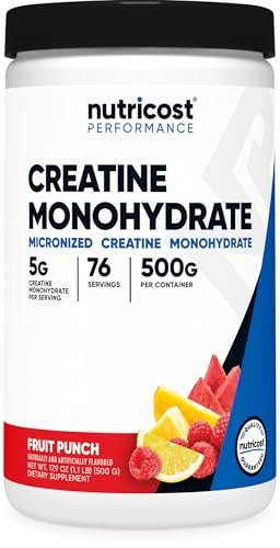 Nutricost Creatine Monohydrate Powder (Fruit Punch, 500 Gram) - görsel 12