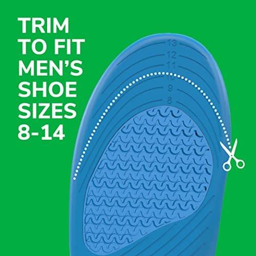 Dr. Scholl’s Sport Insoles - Superior Shock Absorption and Arch Support to Reduce Muscle Fatigue and Stress on Lower Body Joints for Men Size 8-14 - görsel 6