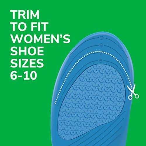 Dr. Scholl’s Sport Insoles - Superior Shock Absorption and Arch Support to Reduce Muscle Fatigue and Stress on Lower Body Joints for Women Size 6-10 - görsel 8