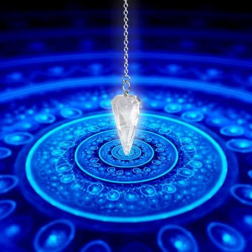 Polar Jade Crystal Pendulum for Dowsing, Divination and Healing – Quartz Energy Tool with Chain for Chakra Balancing - görsel 13