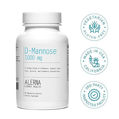 D-Mannose 1000 mg - Urinary Tract Health - – Synergistic Blend: Enhanced with Cranberry Concentrate, known for – Image 12