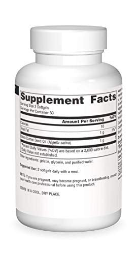Source Naturals Black Seed Oil for Respiratory Support* - 60 Softgels - görsel 2