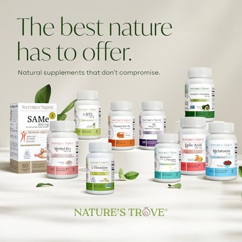 Nature's Trove L-Theanine 200mg Super Value Size - 365 Vegetarian Capsules - görsel 8