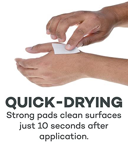 Dealmed Alcohol Prep Pads – 100 Count Large Latex-Free Gamma Sterilized Antiseptic Wipes, Wound Care Products for First Aid Kits, Home, and Medical Facilities