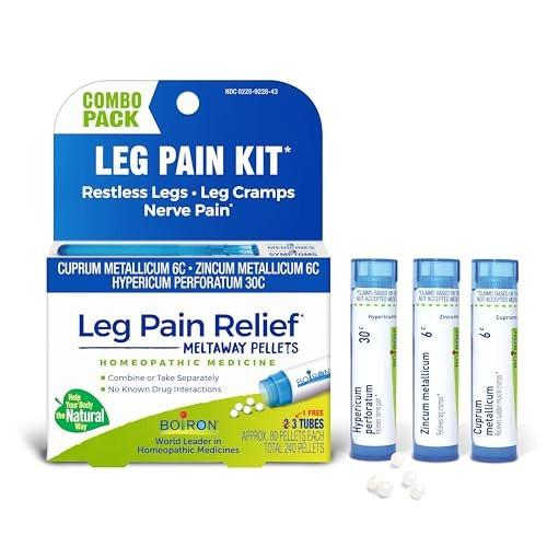 Boiron Leg Pain Relief for Relief from Restless Legs, Leg Cramps, and Shooting Pain - 3 Count (240 Pellets) - görsel 12