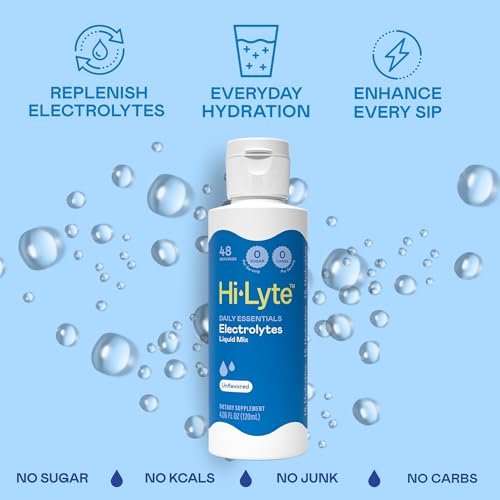 Hi-Lyte Electrolytes for Fasting, Immune Support and Rapid Hydration | 48 Servings | NO Calories NO Sugar | 20%+ More Potassium, Magnesium & Zinc - görsel 9