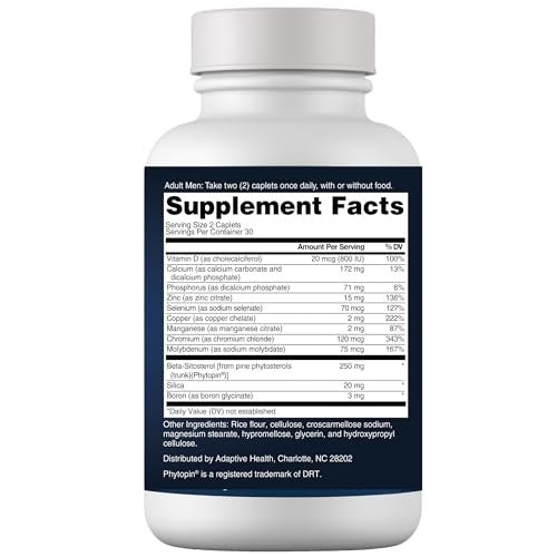 SUPER BETA PROSTATE Support Supplement for – Beta-Sitosterol Complex: The active ingredient beta-sitosterol is – Image 1
