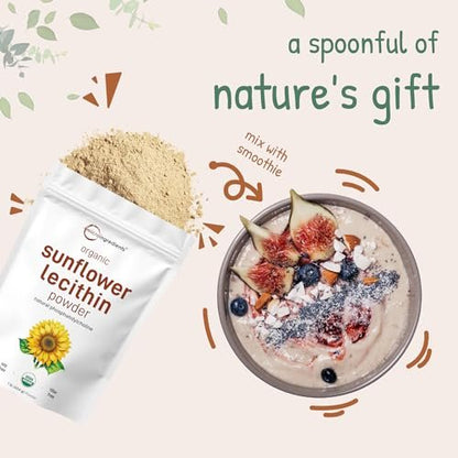 Organic Sunflower Lecithin Powder, 1 Pound, – Ideal for Liposomal Vitamin C: Lecithin is a key ingredient in – Image 16