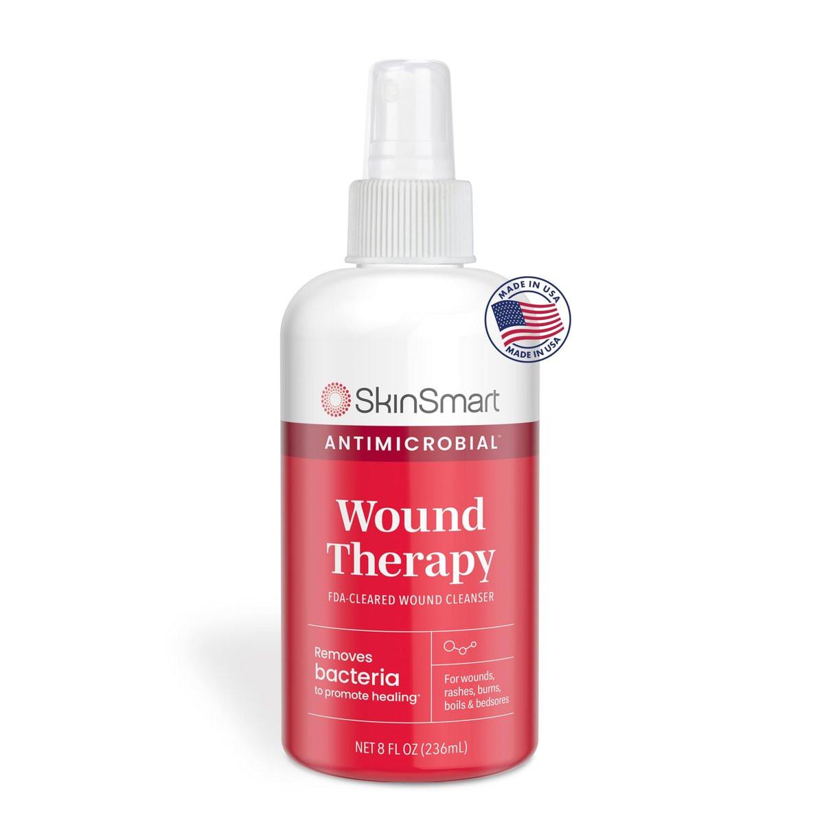 SkinSmart Antimicrobial Wound Therapy, Hypochlorous Acid Safely Removes Bacteria so Wounds Can Heal, 8 Ounce Clear Spray - görsel 7