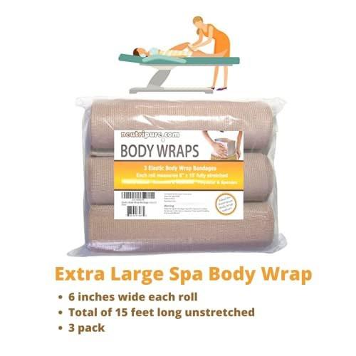 Neutripure Body Wrap Support - Elastic Stretch Bandages - Washable and Extra Wide (Pack of 3) - görsel 7
