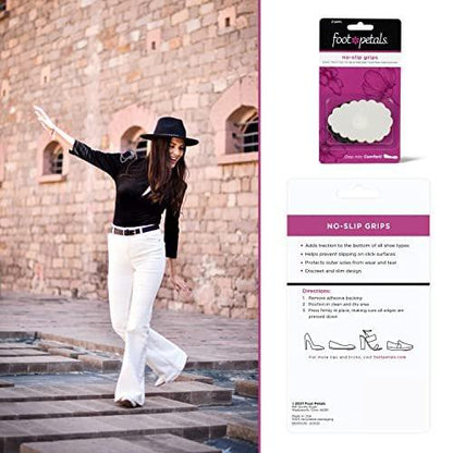 Foot Petals No Slip Grips, Traction Pads, Prevent Shoe Sliding in Women's Heels, Pumps, Boots, Wedges, Flats, Sandals