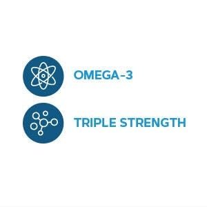 GNC Triple Strength Fish Oil Omega 3 Supplement, 1000mg EPA and DHA, Supports Heart, Brain, Skin, Eye and Joint Health, 30 Softgels - görsel 7