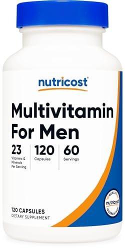Nutricost Multivitamin for Men 120 Capsules - Vitamins and Minerals for The Healthy Man - görsel 12