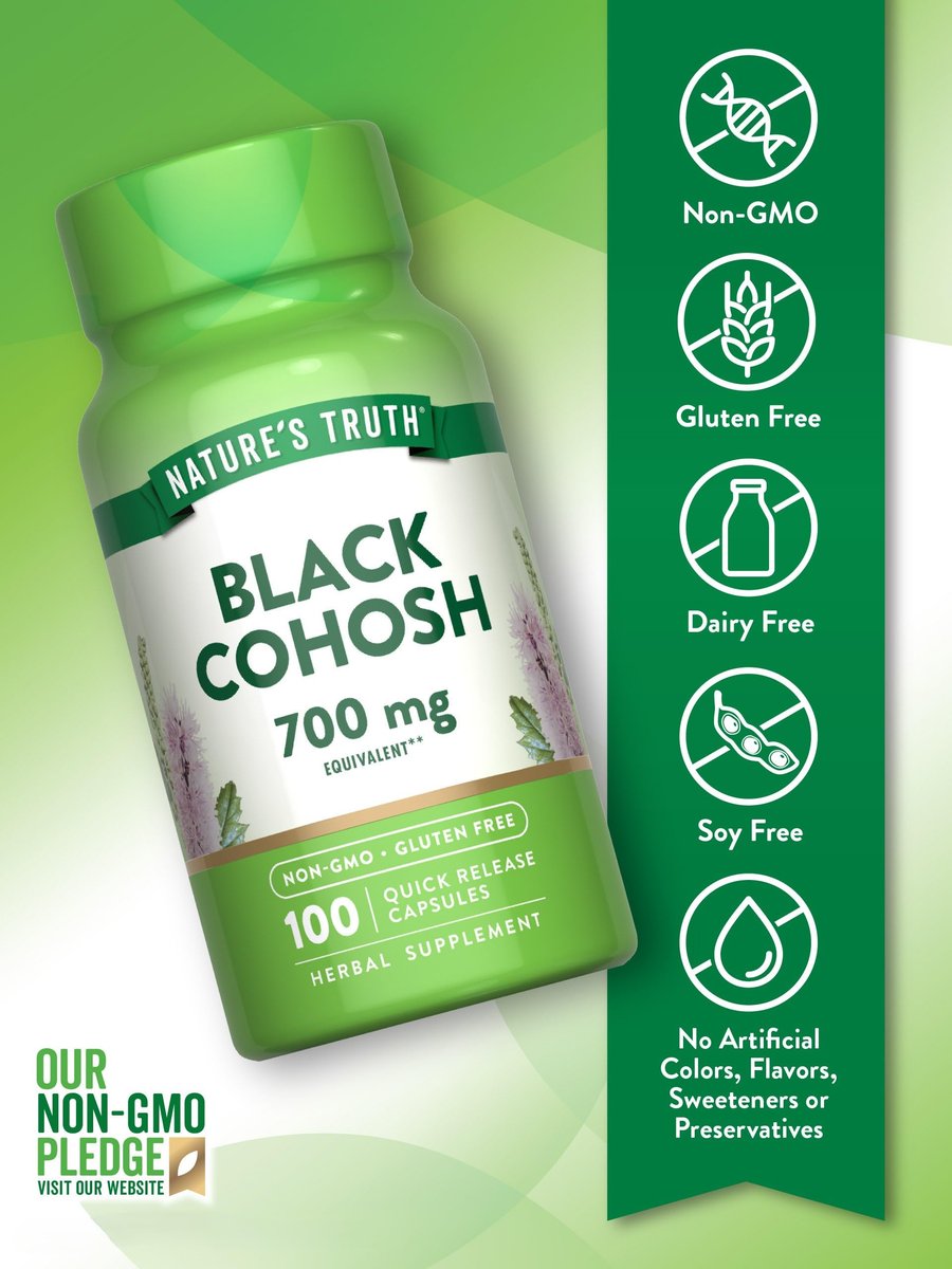 Nature's Truth Black Cohosh | 100 Capsules | – Form: Capsule – Image 5