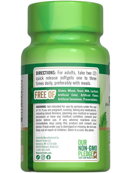Nature's Truth Odorless Garlic and Parsley | 100 Softgels | Non-GMO & Gluten Free Extract Supplement