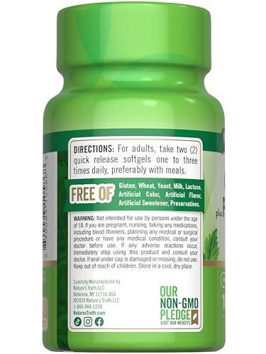 Nature's Truth Odorless Garlic and Parsley | 100 Softgels | Non-GMO & Gluten Free Extract Supplement - görsel 12