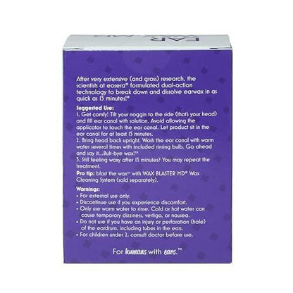 Ear Wax MD Cleaning Kit - Fast-Acting Ear Wax Dissolving Drops & Rinse Bulb Syringe - Doctor Recommended, Clinically Proven Earwax Dissolver for Adults & Kids - Works in 15 Minutes - 15ml