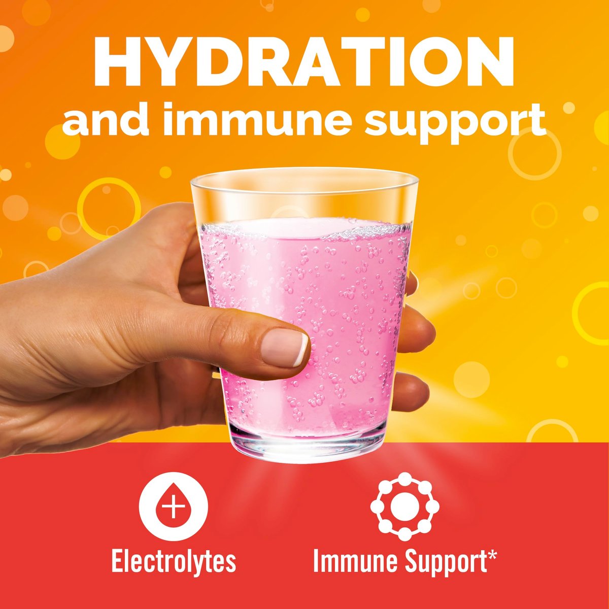 Emergen-C Hydration+ Sports Electrolyte – Net weight: 0.33 oz (9.4 g) per packet, 18 packets per box – Image 6