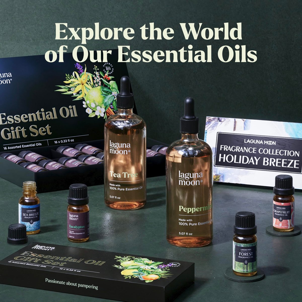 Essential Oils Set - 16 Pcs Premium Grade – Long-Lasting Fragrance: Each 0.33 Fl Oz bottle provides approximately – Image 8