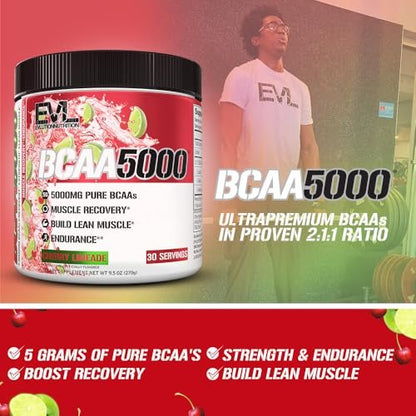 Evlution EVL BCAAs Amino Acids Powder - BCAA – Versatile Use: Can be taken during workouts, after training, or – Image 10