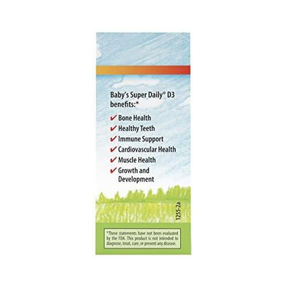 Carlson Laboratories Super Daily D3 for Baby, 0.086 Fl Oz - 90 Drops