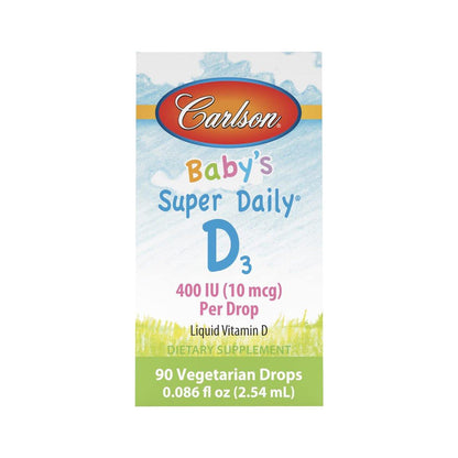 Carlson Laboratories Super Daily D3 for Baby, 0.086 Fl Oz - 90 Drops