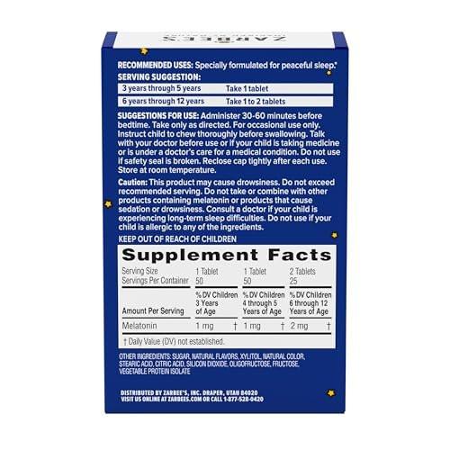 Zarbee's Kids Melatonin Gummies with 1mg Melatonin, Kids Sleep Gummy, Promotes Peaceful Sleep, Drug-Free, Non-Habit-Forming, Natural Strawberry, 60 ct - görsel 16