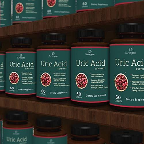 Sunergetic Premium Uric Acid Support Supplement – Uric Acid Cleanse & Kidney Support – Includes Tart Cherry, Chanca Piedra, Celery Extract & Turmeric - 60 Capsules - görsel 14