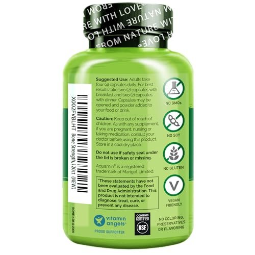 NATURELO Vitamin D3 K2 - Vegan with Plant Based D3 from Lichen - Natural Supplement for Immune System, Bone Support, Heart Health - Whole Food - Non-GMO - Gluten Free, 60 Capsules - görsel 11