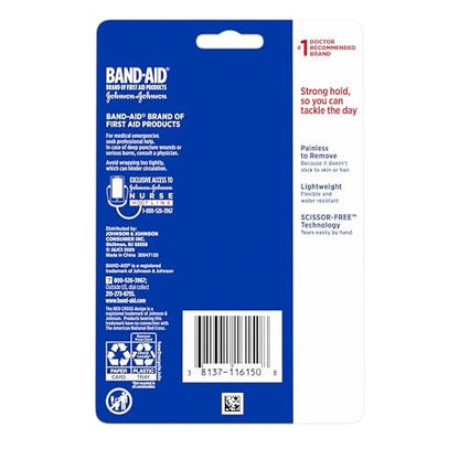 Band-Aid Brand Tough Wrap Self-Adhesive Bandage Wrap, Elastic & Water-Resistant, 2 in x 2.5 yd