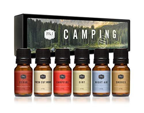 P&J Trading Fragrance Oil Camping Set | Campfire, Smores, Dirt, Fresh Cut Wood, Night Air, and Cedar Candle Scents for Candle Making, Freshie Scent, Soap Making Supplies, Diffuser Oil Scents - görsel 10