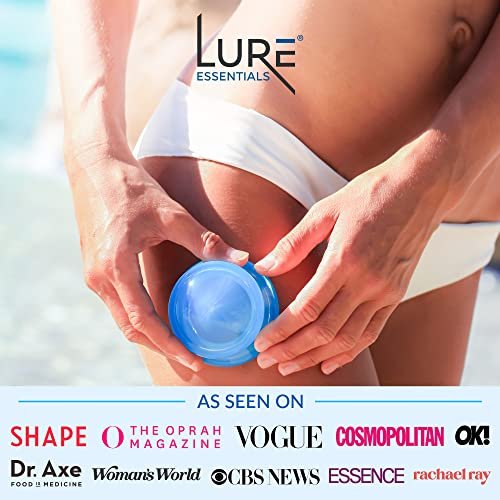 Lure Essentials Sculpt Silicone Cupping Therapy Set - Anti Cellulite Cup Massager, Vacuum Suction for Lymphatic Drainage (3 Count, Transparent Blue) - görsel 12
