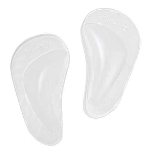 Dr. Foot's Arch Support Shoe Insoles for Flat Feet, Gel Arch Inserts for Plantar Fasciitis, Adhesive Arch Pad for Relieve Pressure and Feet Pain (Clear - 2 Pairs, 2 Count (Pack of 1)) - görsel 7