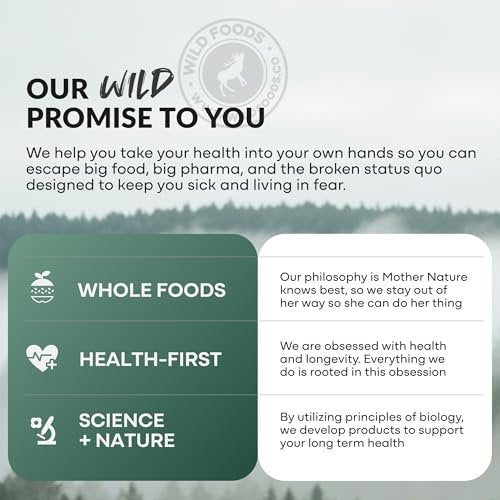 Wild Foods Activated Charcoal Capsules | 100% Organic Coconut Shells Active Tablets | Lab Tested & Non-GMO Pills | Made in USA (120 Capsules) - görsel 11