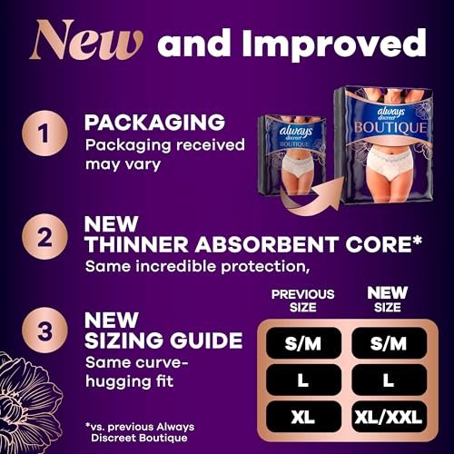Always Discreet Boutique Incontinence and – Maximum Protection: Advanced absorbency technology locks away – Image 15