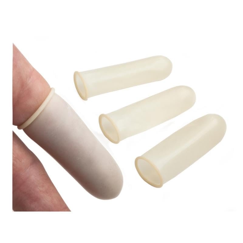 DUKAL 4404M Tech-Med Finger Cot, Medium, Nitrile (Pack of 144) - görsel 2