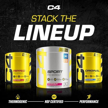 Cellucor C4 Sport Pre Workout Powder Fruit Punch - NSF Certified for Sport | 30 Servings