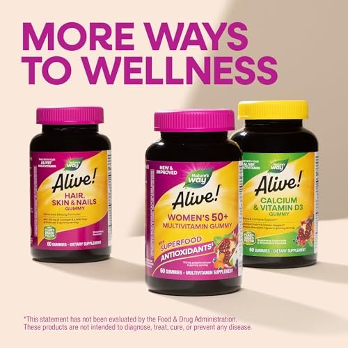 Nature's Way Alive! Women’s 50 Plus – Count: 150 gummies – Image 7