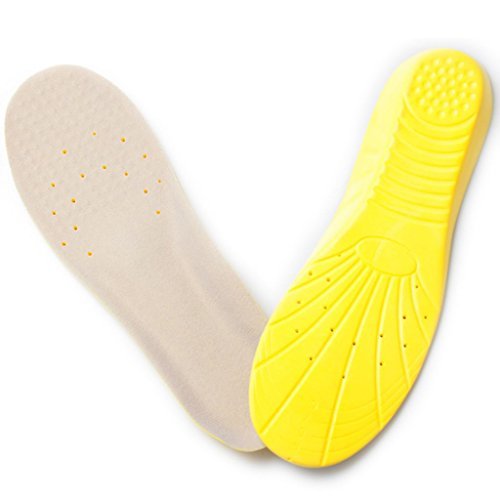 Memory Foam Shoe Insoles - Excellent Shock Absorption and Cushioning for Feet Relief, Comfortable Insoles for Men and Women for Everyday Use, L (US M: 9.5-12.5/W: 10.5-13.5) - görsel 1