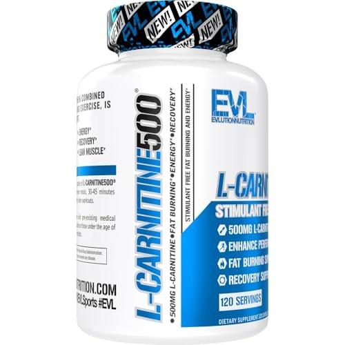 EVL L-Carnitine Supplement for Weight Loss Support - L Carnitine Tartrate for Cellular Energy Focus Endurance and Fat Burning Support - Stimulant Free Amino Acid for Fat Metabolism (120 Servings) - görsel 3