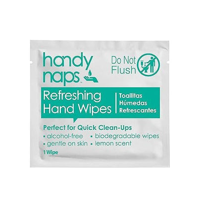 Handynaps Alcohol-Free Hand Wipes With Fresh – Item Weight: 0.01 ounces per wipe – Image 7