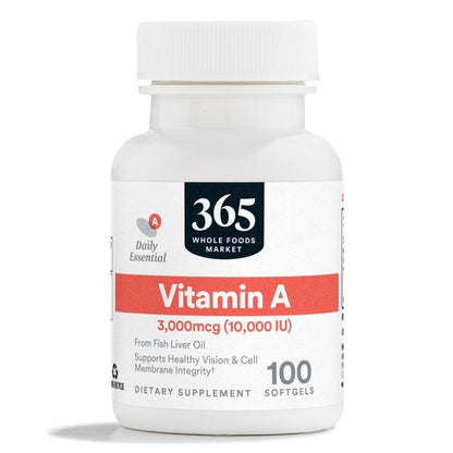 365 by Whole Foods Market, Vitamin A 10,000 IU, 100 CT
